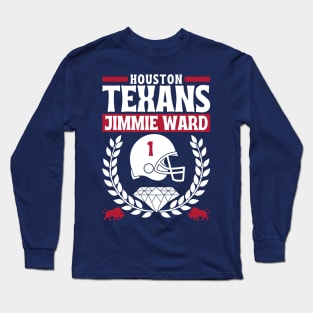 Houston Texans Jimmie Ward 1 Edition 2 Long Sleeve T-Shirt